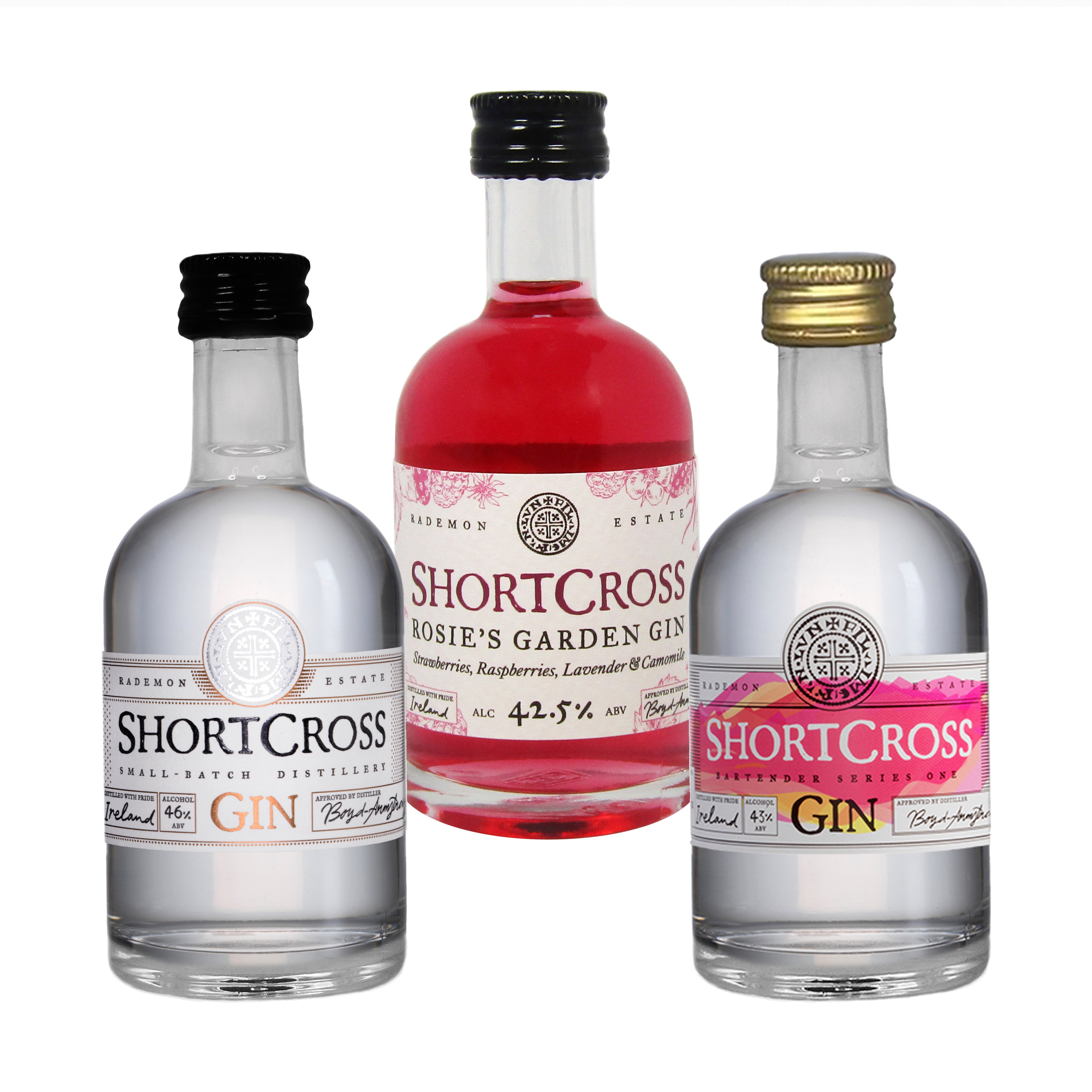Mixed Mini Gin Selection 5cl Pack Of 3 Shortcross Gin mixed-mini-gin-selection-5cl-pack-of-3-shortcross-gin